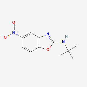 N-tert-butyl-5-nitro-1,3-benzoxazol-2-amine