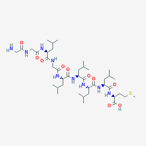 Glycylglycyl-L-leucylglycyl-L-leucyl-L-leucyl-L-leucyl-L-leucyl-L-methionine