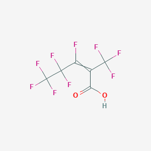 3,4,4,5,5,5-Hexafluoro-2-(trifluoromethyl)pent-2-enoic acid