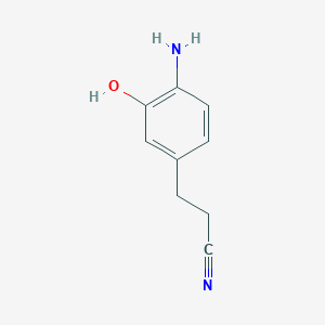 3-(4-Amino-3-hydroxyphenyl)propanenitrile