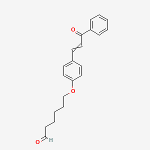 6-[4-(3-Oxo-3-phenylprop-1-EN-1-YL)phenoxy]hexanal