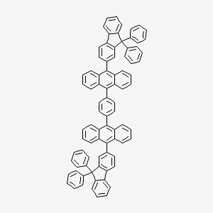 9,9'-(1,4-Phenylene)bis[10-(9,9-diphenyl-9H-fluoren-2-yl)anthracene]