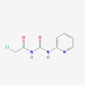 B12522503 2-Chloro-N-[(pyridin-2-yl)carbamoyl]acetamide CAS No. 652992-39-7