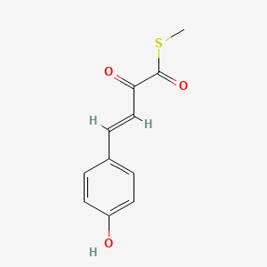 (E)-S-methyl 4-(4-hydroxyphenyl)-2-oxobut-3-enethioate