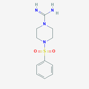 4-Benzenesulfonylpiperazine-1-carboxamidine