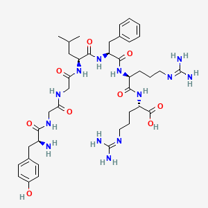 L-Tyrosylglycylglycyl-L-leucyl-L-phenylalanyl-N~5~-(diaminomethylidene)-L-ornithyl-N~5~-(diaminomethylidene)-L-ornithine