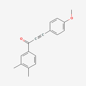 2-Propyn-1-one, 1-(3,4-dimethylphenyl)-3-(4-methoxyphenyl)-