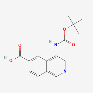 4-((tert-Butoxycarbonyl)amino)isoquinoline-6-carboxylic acid