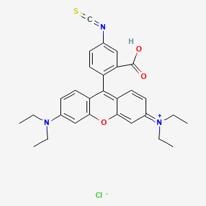 molecular formula C29H30ClN3O3S B1252266 4-Isothiocyanatorhodamine B CAS No. 14696-19-6