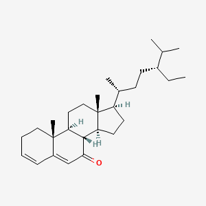 molecular formula C29H46O B1252272 Stigmasta-3,5-dien-7-one CAS No. 2034-72-2