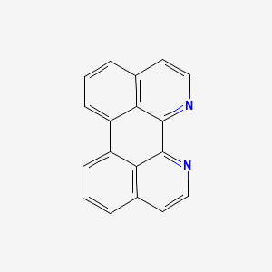 molecular formula C18H10N2 B1252277 1,12-Diazaperylene 