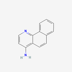 molecular formula C13H10N2 B1252282 Benzo[H]quinolin-4-amine 