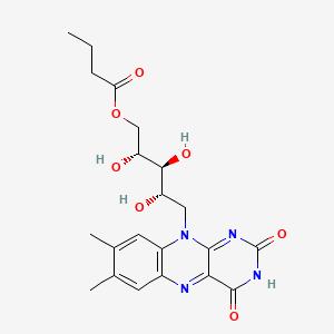 molecular formula C21H26N4O7 B1252287 Riboflavin,5'-butanoate(9ci) 