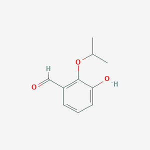 Benzaldehyde, 3-hydroxy-2-(1-methylethoxy)-