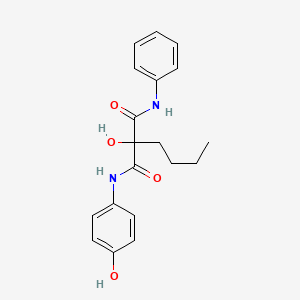 2-Butyl-2-hydroxy-N~1~-(4-hydroxyphenyl)-N~3~-phenylpropanediamide