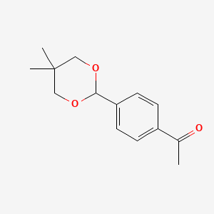 1-[4-(5,5-Dimethyl-1,3-dioxan-2-yl)phenyl]ethan-1-one