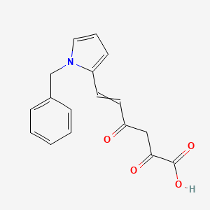 5-Hexenoic acid, 2,4-dioxo-6-[1-(phenylmethyl)-1H-pyrrol-2-yl]-