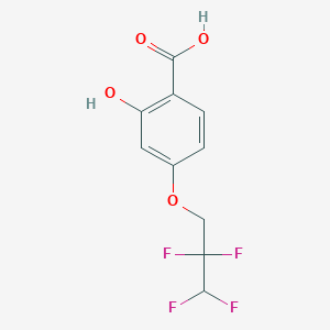 Benzoic acid, 2-hydroxy-4-(2,2,3,3-tetrafluoropropoxy)-