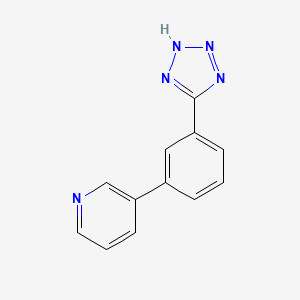 3-[3-(2H-tetrazol-5-yl)phenyl]pyridine