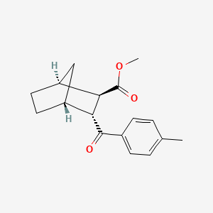 Endo-3-(4-methylbenzoyl)bi-cyclo[2.2.1]heptane-exo-2-carboxylic acid, methyl ester