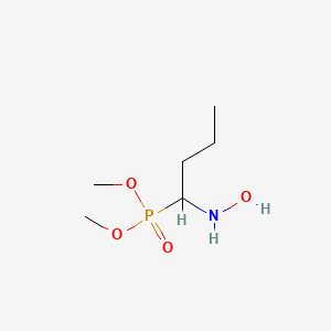 Phosphonic acid, [1-(hydroxyamino)butyl]-, dimethyl ester