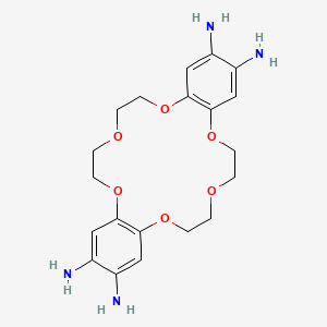 6,7,9,10,17,18,20,21-Octahydrodibenzo[b,k][1,4,7,10,13,16]hexaoxacyclooctadecine-2,3,13,14-tetraamine