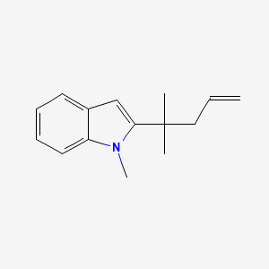 1-Methyl-2-(2-methylpent-4-en-2-yl)-1H-indole