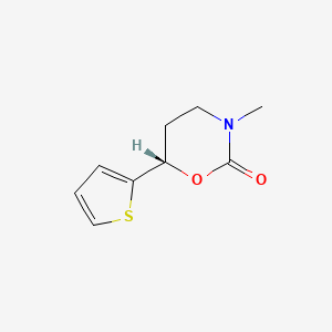 (6S)-3-Methyl-6-(thiophen-2-yl)-1,3-oxazinan-2-one