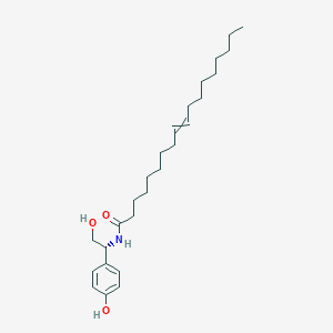 molecular formula C26H43NO3 B12523253 N-[(1R)-2-hydroxy-1-(4-hydroxyphenyl)ethyl]octadec-9-enamide CAS No. 709672-24-2