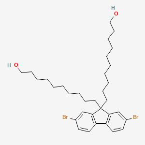 10,10'-(2,7-Dibromo-9H-fluorene-9,9-diyl)di(decan-1-ol)