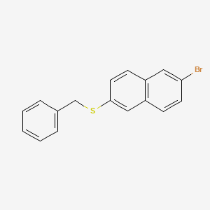 2-(Benzylsulfanyl)-6-bromonaphthalene