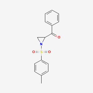 [1-(4-Methylbenzene-1-sulfonyl)aziridin-2-yl](phenyl)methanone