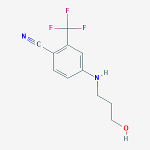 Benzonitrile, 4-[(3-hydroxypropyl)amino]-2-(trifluoromethyl)-