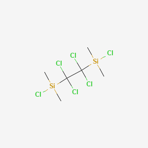 (1,1,2,2-Tetrachloroethane-1,2-diyl)bis[chloro(dimethyl)silane]