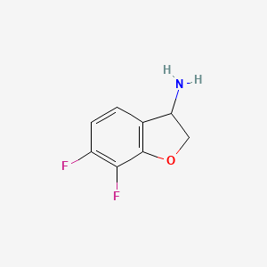 (S)-6,7-Difluoro-2,3-dihydrobenzofuran-3-amine