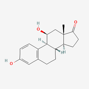 molecular formula C18H22O3 B1252361 1,3,5(10)-ESTRATRIEN-3,11-beta-DIOL-17-ONE 