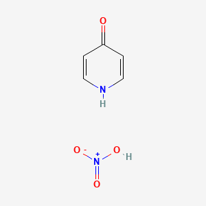 molecular formula C5H6N2O4 B1252365 4-Hydroxypyridine nitrate 
