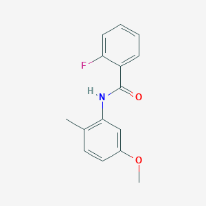 2-fluoro-N-(5-methoxy-2-methylphenyl)benzamide