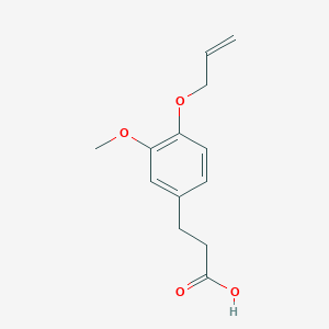 3-{3-Methoxy-4-[(prop-2-en-1-yl)oxy]phenyl}propanoic acid