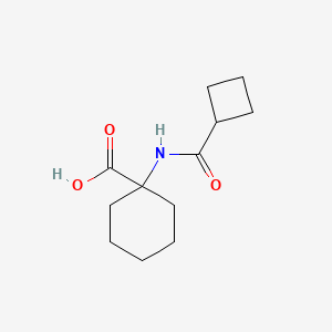 1-[(Cyclobutanecarbonyl)amino]cyclohexane-1-carboxylic acid