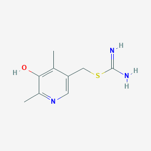 (5-Hydroxy-4,6-dimethylpyridin-3-yl)methyl carbamimidothioate