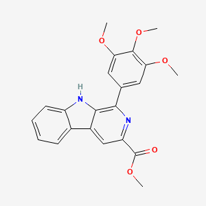 methyl 1-(3,4,5-trimethoxyphenyl)-9H-pyrido[3,4-b]indole-3-carboxylate