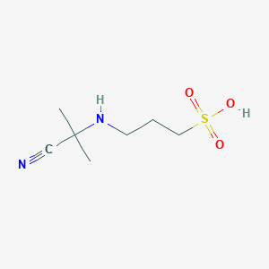 3-[(2-Cyanopropan-2-yl)amino]propane-1-sulfonic acid