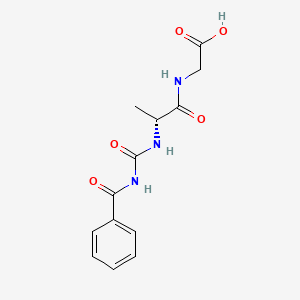 N-(Benzoylcarbamoyl)-D-alanylglycine