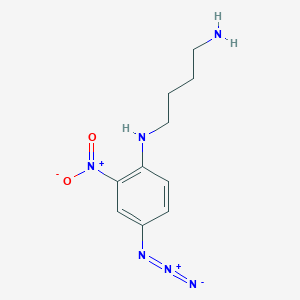 molecular formula C10H14N6O2 B1252399 N-(4-Azido-2-nitrophenyl)putrescine 