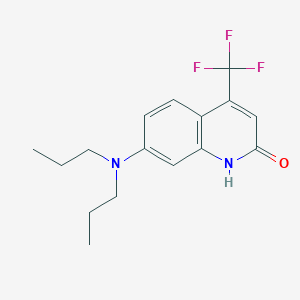 7-(Dipropylamino)-4-(trifluoromethyl)quinolin-2(1H)-one