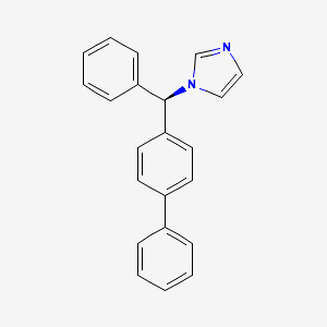molecular formula C22H18N2 B1252400 (R)-Bifonazole CAS No. 91487-85-3