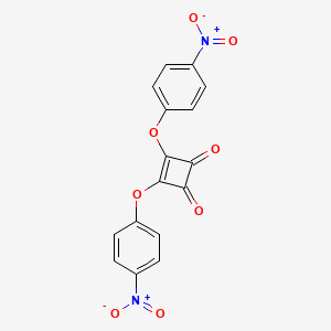 3,4-Bis(4-nitrophenoxy)cyclobut-3-ene-1,2-dione