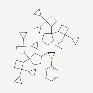 2,2-Bis[3,3-bis(2,2-dicyclopropylcyclobutyl)cyclopentyl]-1-phenylphosphirane