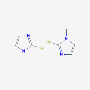 B12524114 1H-Imidazole, 2,2'-diselenobis[1-methyl- CAS No. 678996-64-0